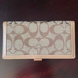 AUTHENTIC Coach Checkbook Holder